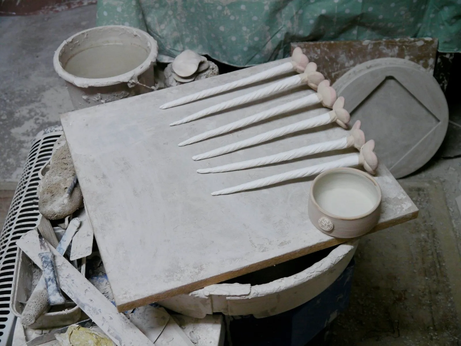 Bisqueware, waiting